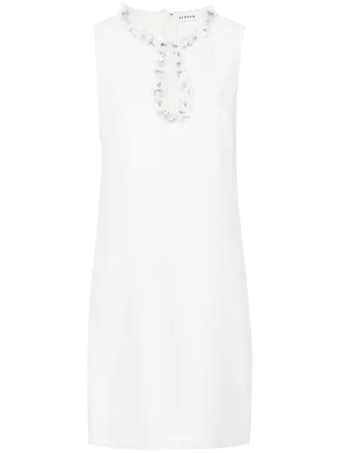 P.A.R.O.S.H. vestido corto Puppy con detalles de cristal