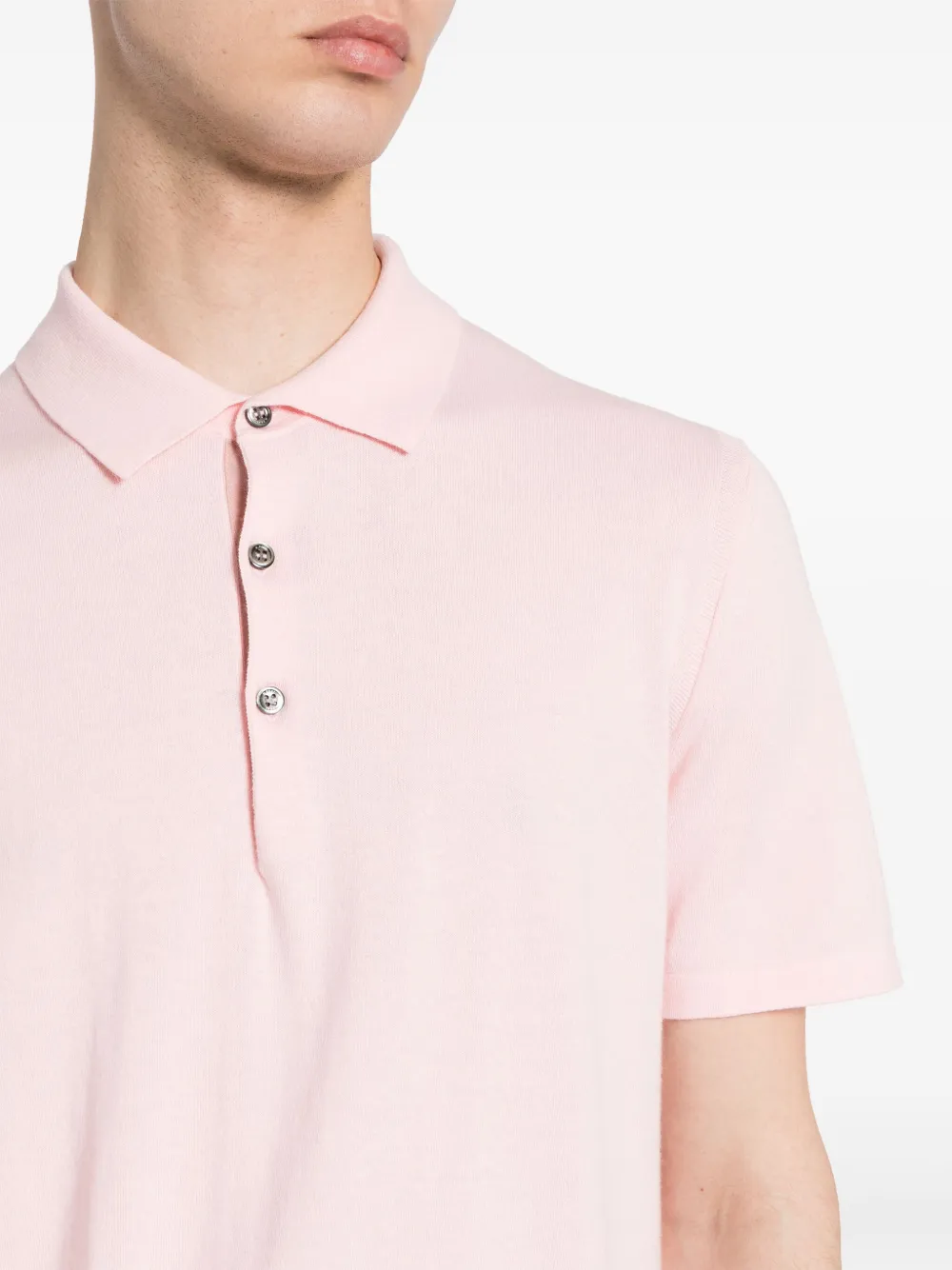 N.Peal Kasjmier poloshirt Roze