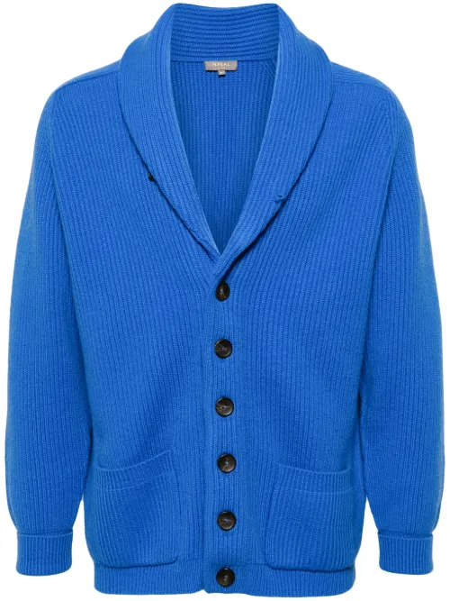 Cardigan Kensington à design nervuré - N.Peal - Modalova