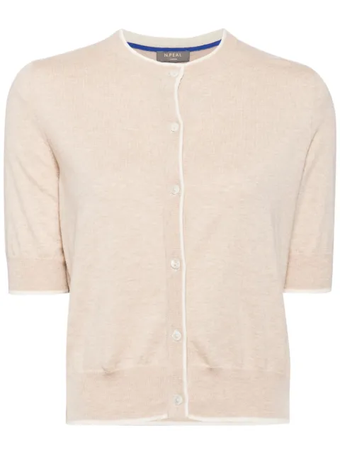 N.Peal button-down short-sleeve cardigan