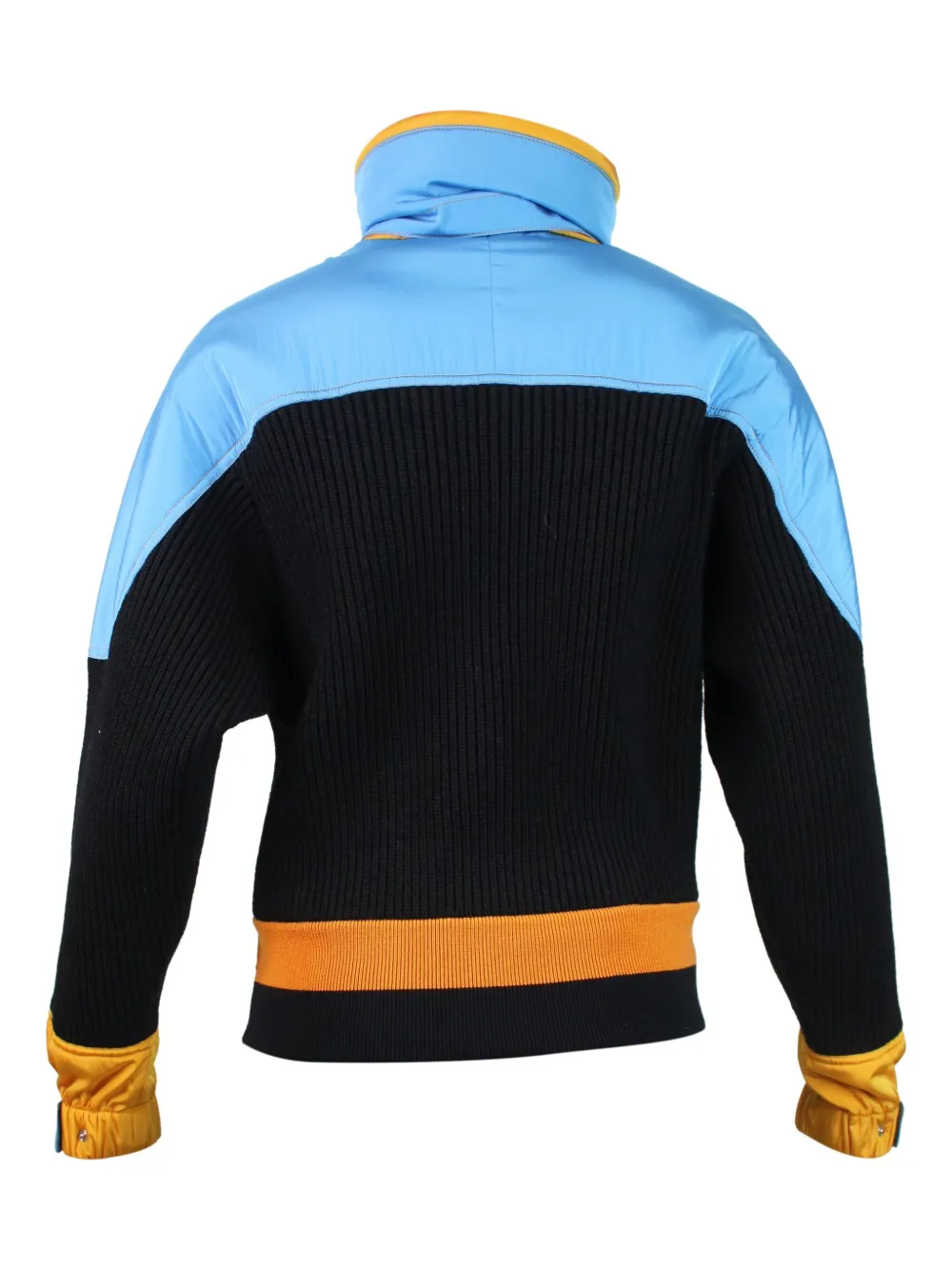 Louis Vuitton Pre-Owned pre-owned zip-front rib knit jacket - Zwart