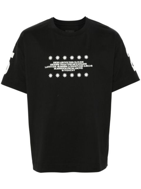 Givenchy t-shirt en coton à imprimé graphique