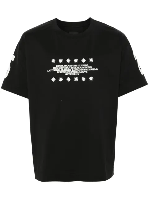 Givenchy playera con estampado gráfico