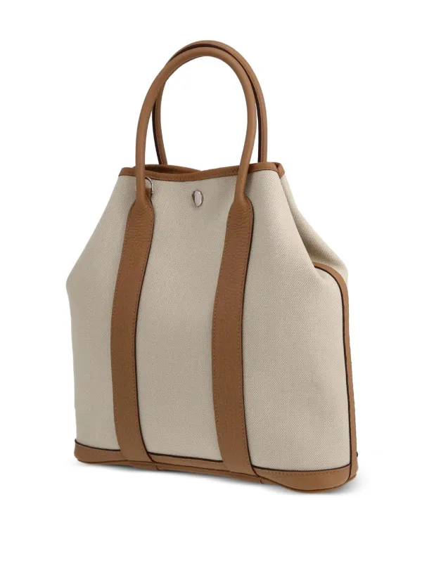 Hermes canvas tote bag on sale