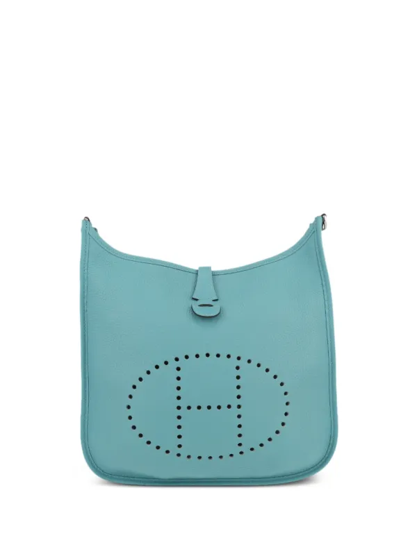 Hermès Pre-owned 2015 Evelyne III PM Shoulder Bag in Blue