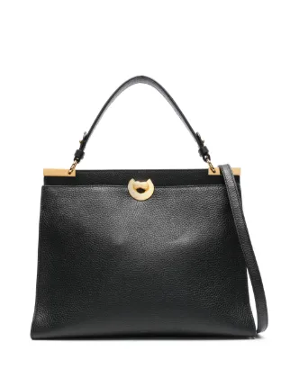 Coccinelle Binxie レザー ハンドバッグ M | ブラック | FARFETCH JP