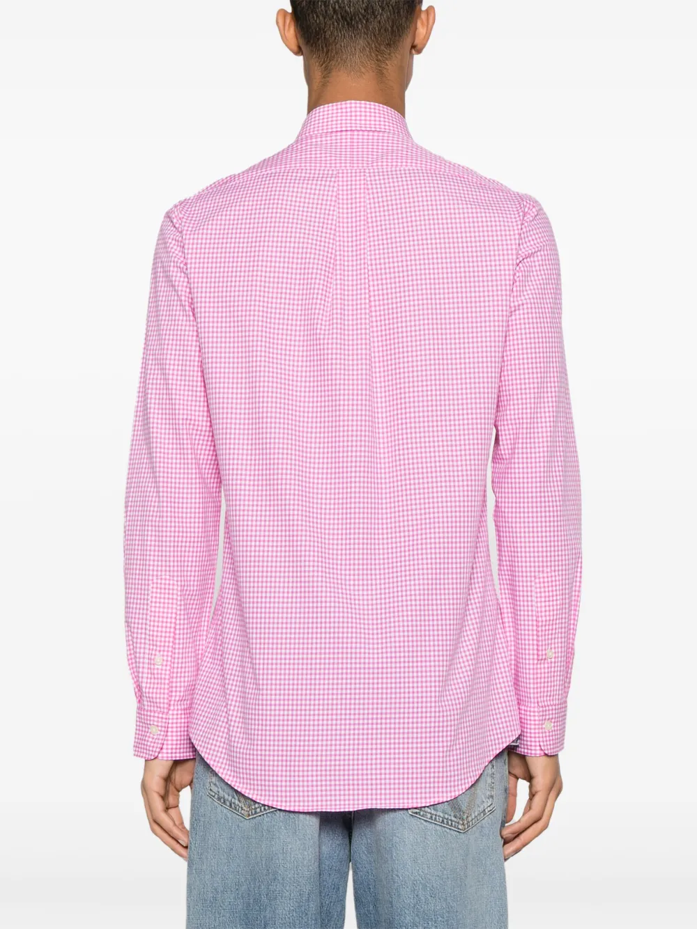 Polo Ralph Lauren Overhemd met gingham ruit Roze