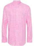 Polo Ralph Lauren gingham-check long-sleeve shirt - Pink