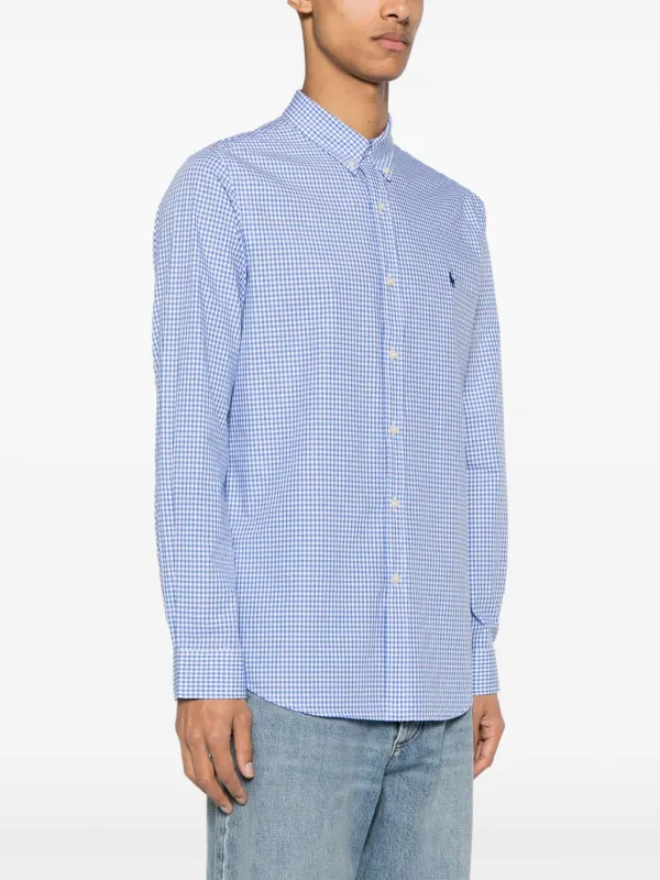 Polo Ralph Lauren チェック シャツ | ブルー | FARFETCH JP
