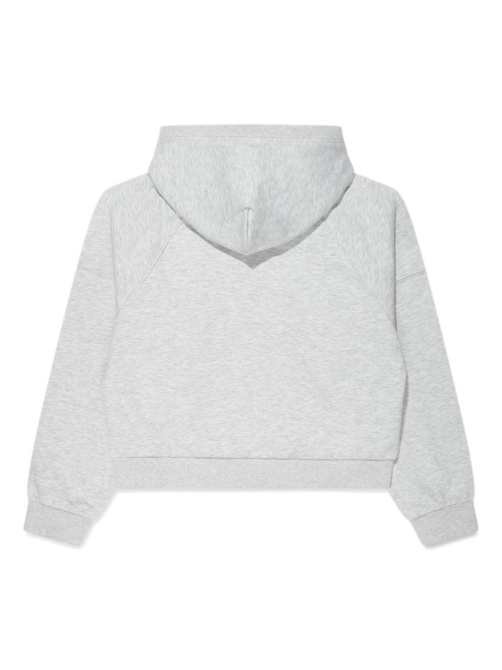 Tommy Hilfiger Junior logo-appliqué cotton sweatshirt - Grijs