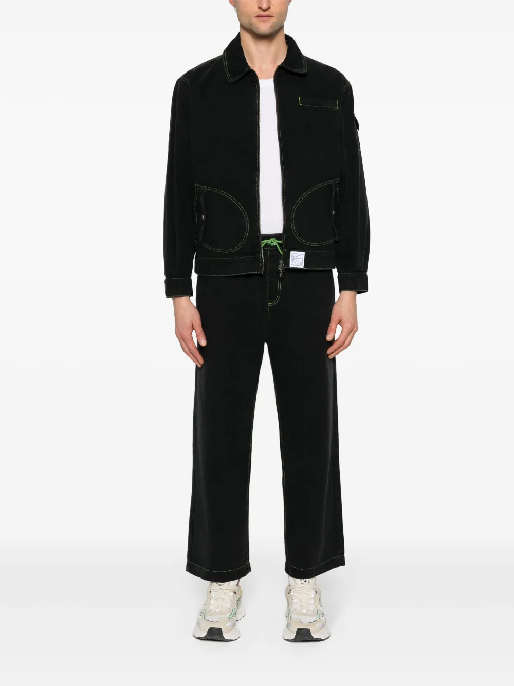 RASSVET Canvas shirtjack - Zwart
