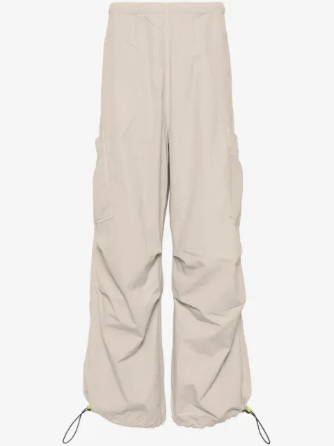 BARROW panelled cotton wide-leg trousers