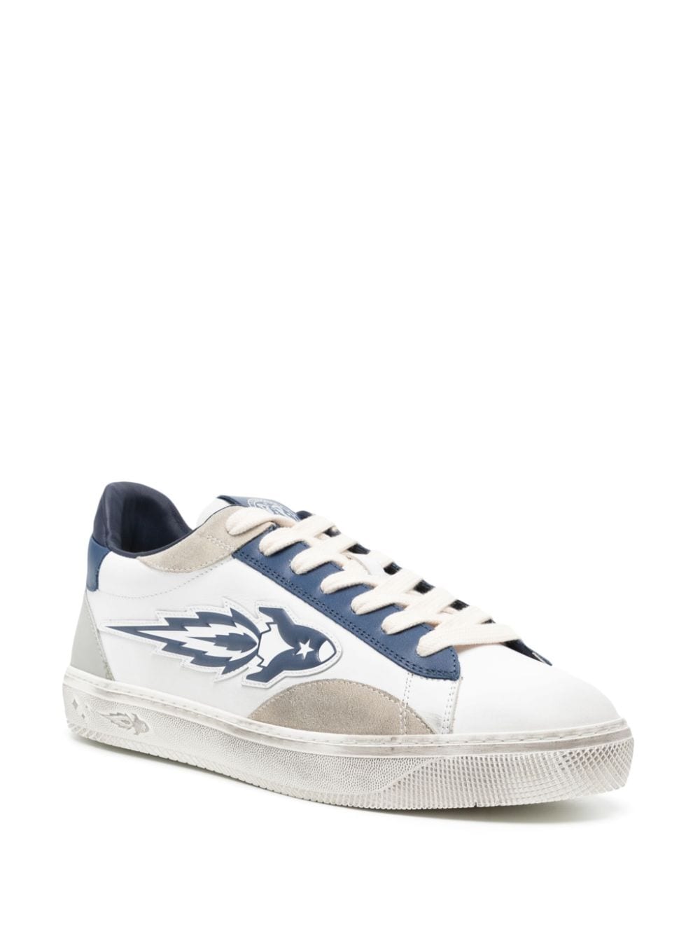 Enterprise Japan EJ Jupiter Rocket leren sneakers - Blauw