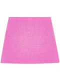 GANNI recycled wool-blend miniskirt - Pink