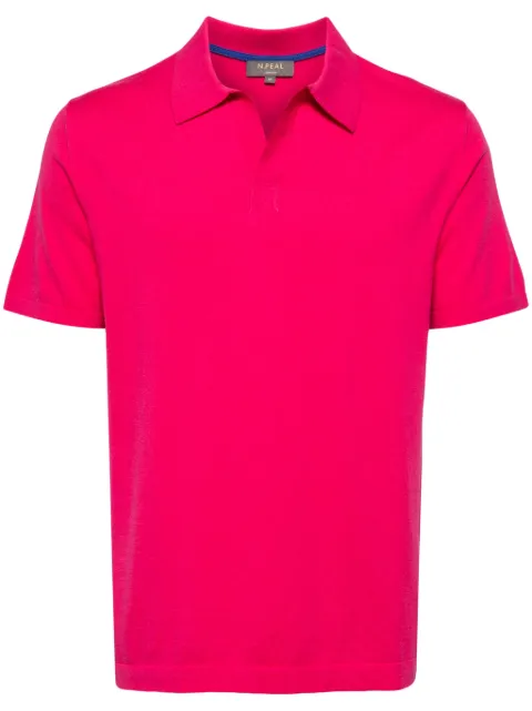N.Peal fine-knit polo shirt
