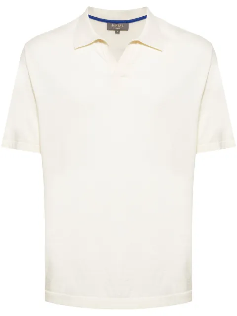 N.Peal fine-knit polo shirt