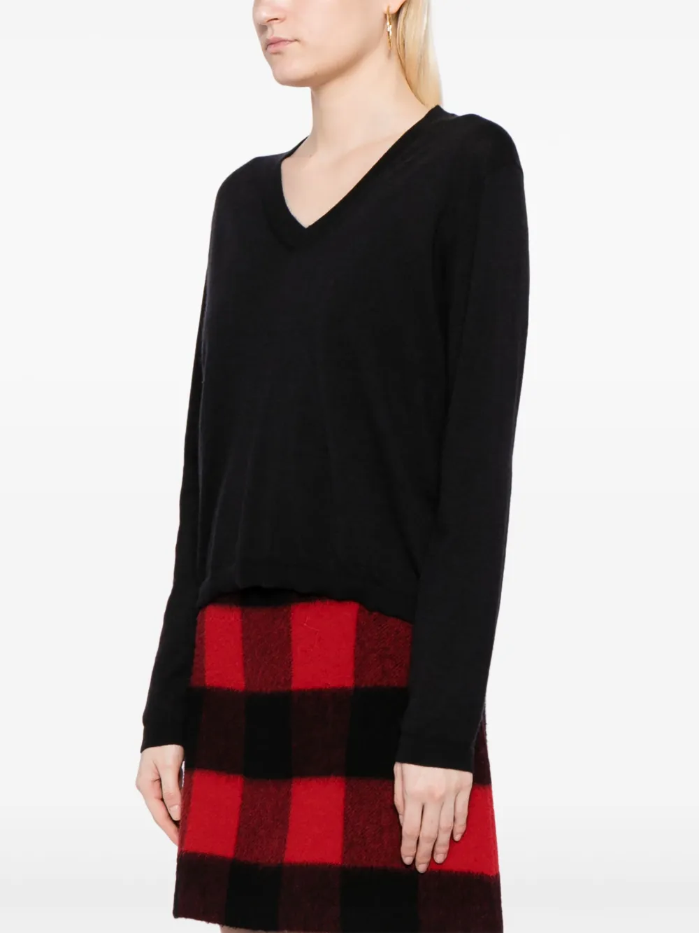 Shop N•peal Superfine Cashmere Jumper In Schwarz