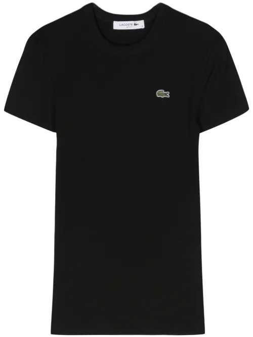 T-shirt en coton à logo appliqué - Lacoste - Modalova