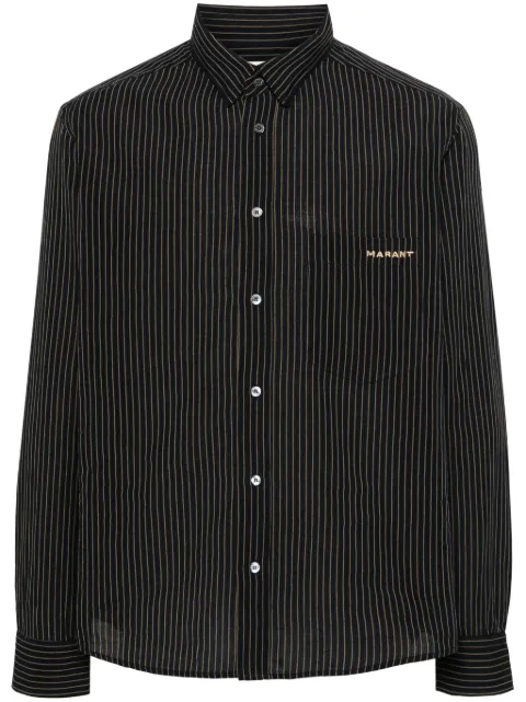 MARANT Jasolo striped cotton shirt