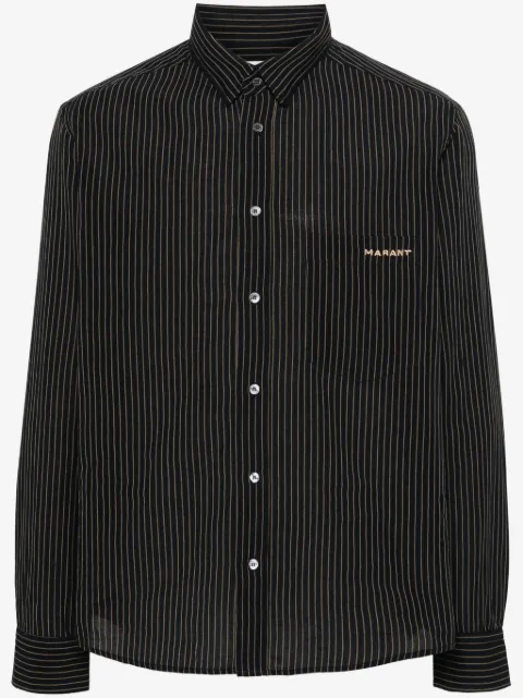 MARANT Jasolo striped cotton shirt