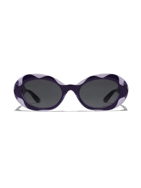Dolce & Gabbana Kids Flower Power oval-frame sunglasses