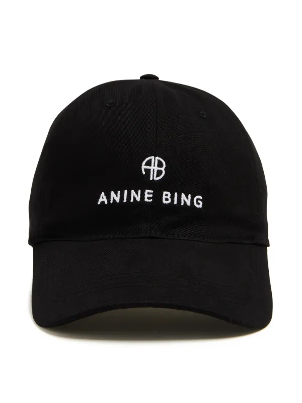 Anine Bing Embroidered Logo Baseball Hat Anine Bing Hamburg Embroidered Logo Baseball Cap w/ Tags  main image 3