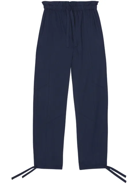 GANNI elasticated-waist trousers