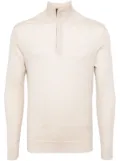 N.Peal Regent FG half-zip jumper - Neutrals