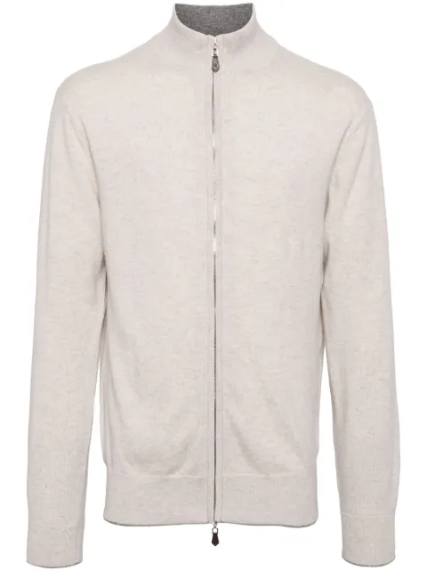 N.Peal Knightsbridge zip-up cardigan