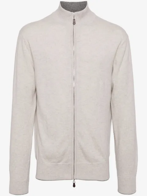 N.Peal Knightsbridge zip-up cardigan