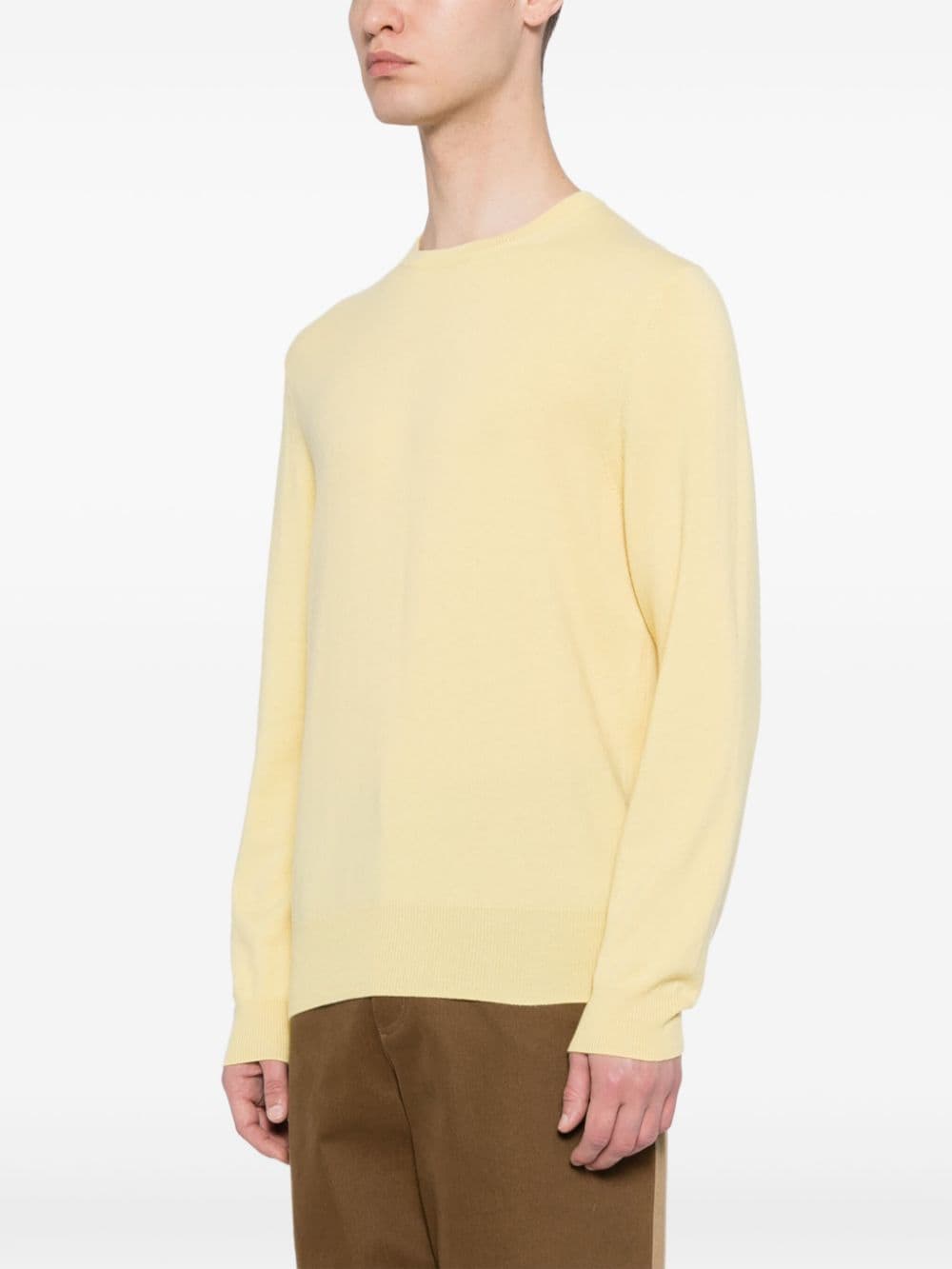 Shop N•peal Oxford Organic-cashmere Jumper In Gelb