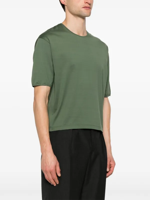 LEMAIRE drop-shoulder Cotton T-shirt - Farfetch