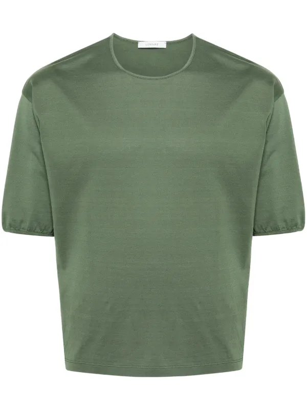 LEMAIRE drop-shoulder Cotton T-shirt - Farfetch