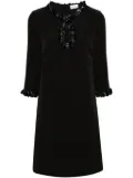 P.A.R.O.S.H. Puppy sequin-embellished shift dress - Black