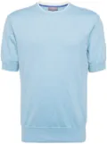 N.Peal Newquay fine-knit T-shirt - Blue