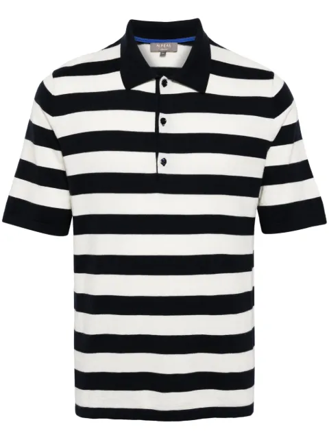 N.Peal Rock striped polo T-shirt