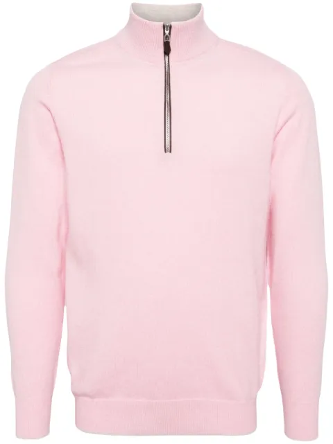 N.Peal Carnaby half-zip cardigan