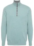 N.Peal Carnaby half-zip cardigan - Blue