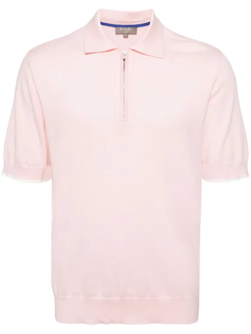 N.Peal polo en maille fine - Rose - N.Peal - Modalova