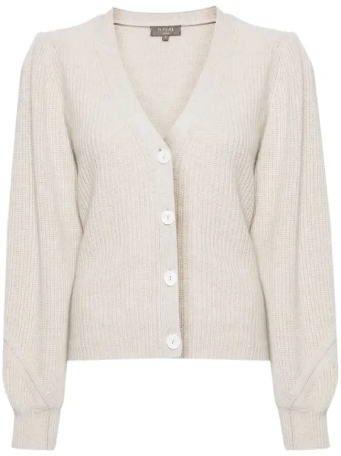 N.Peal Metal-Trim cashmere cardigan