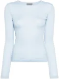 N.Peal Eden cashmere top - Blue