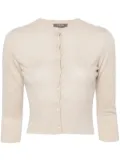 N.Peal Darcie cashmere cardigan - Neutrals