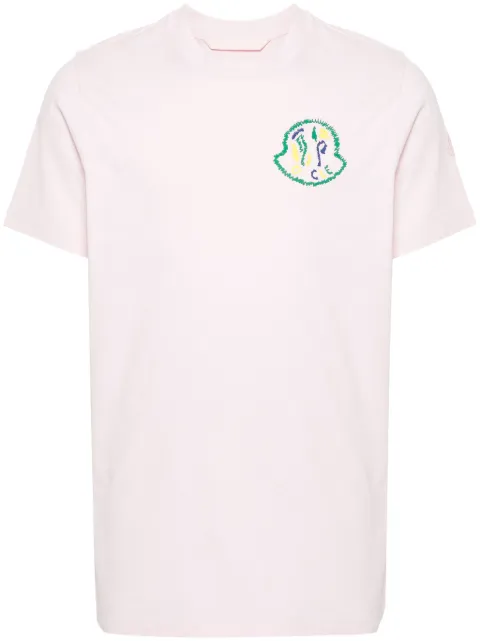 Moncler playera con logo estampado