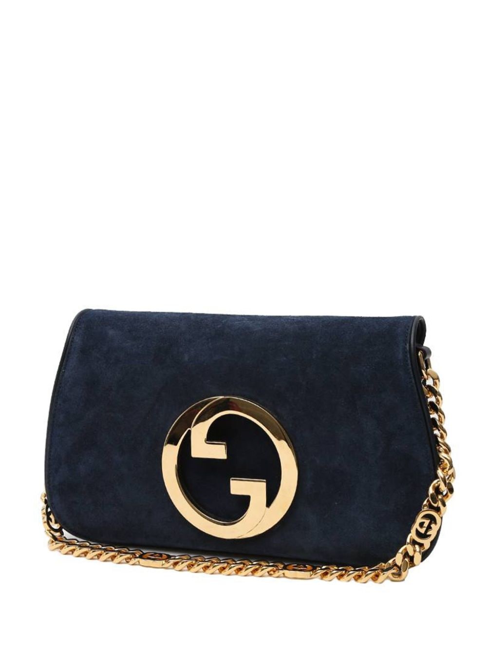 Pre-owned Gucci Blondie 手提包（2020年代典藏款） In Blue