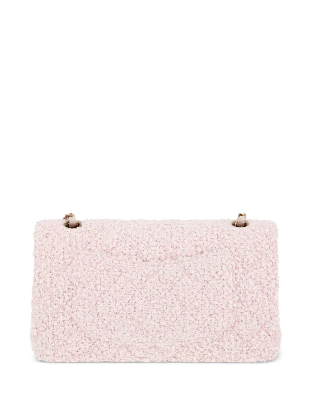 CHANEL Pre-Owned Timeless tweed schoudertas - Roze