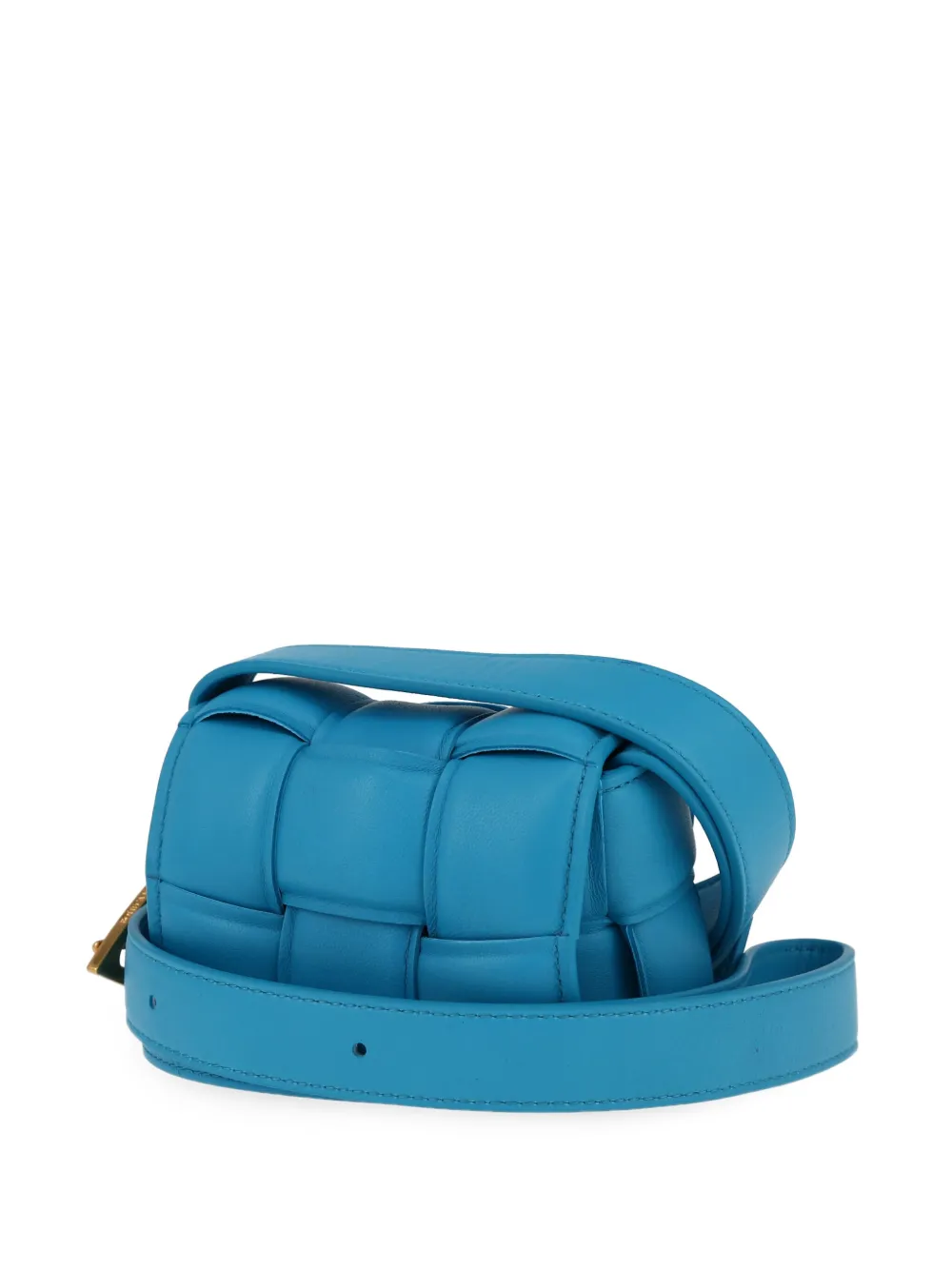 Bottega Veneta Pre Owned Cassette Shoulder Bag Blue FARFETCH AO