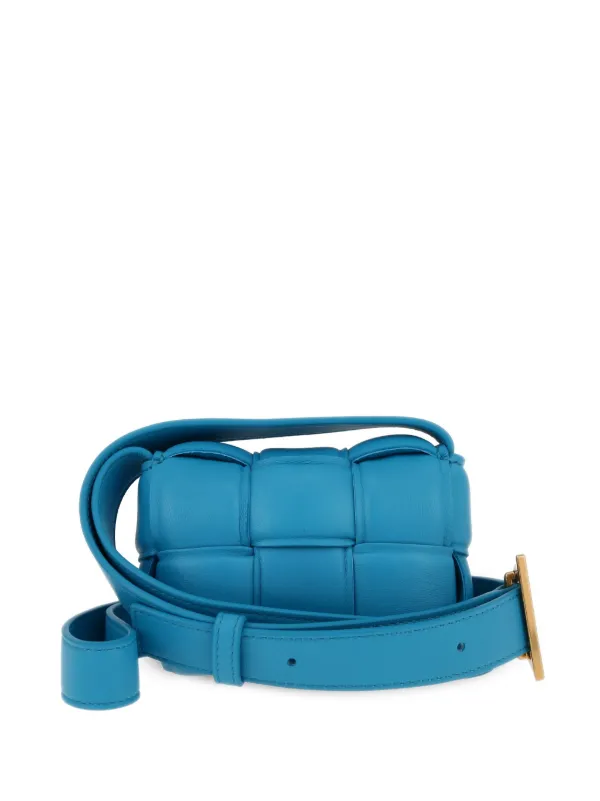 ショルダーバッグ・ポシェット BOTTEGA VENETA Women Shoulder Bags 680185V1FS0 4634 BLUE Bottega Veneta Women's Blue Medium The Point Bouclé Pouch