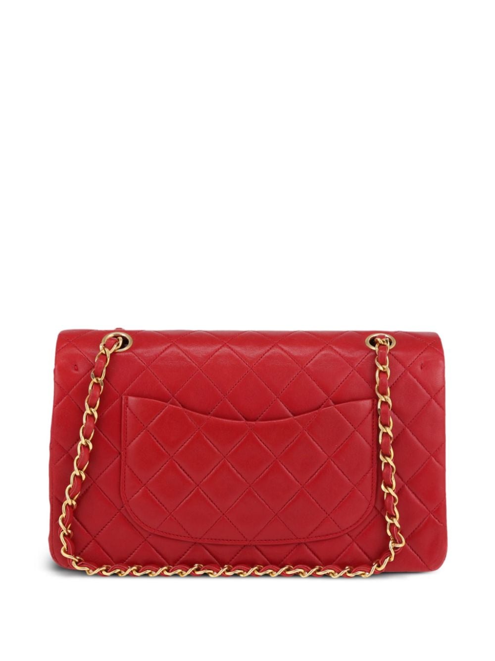 Pre-owned Chanel Timeless Quilted Shoulder Bag In Red