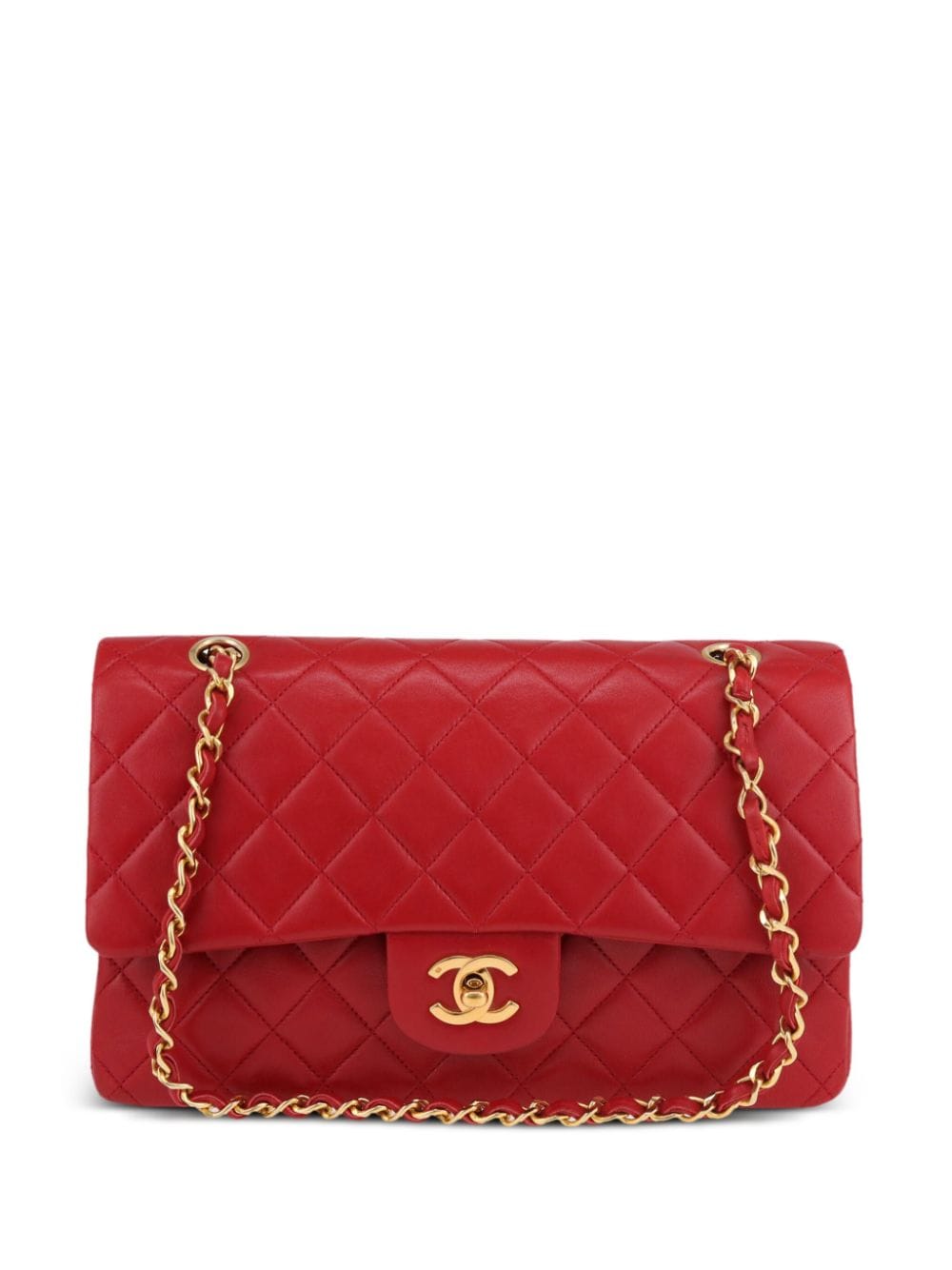 Pre-owned Chanel Timeless 绗缝单肩包（典藏款） In Red