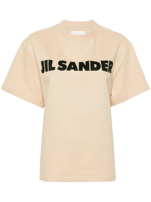 T-shirt en coton à logo imprimé - Jil Sander - Modalova